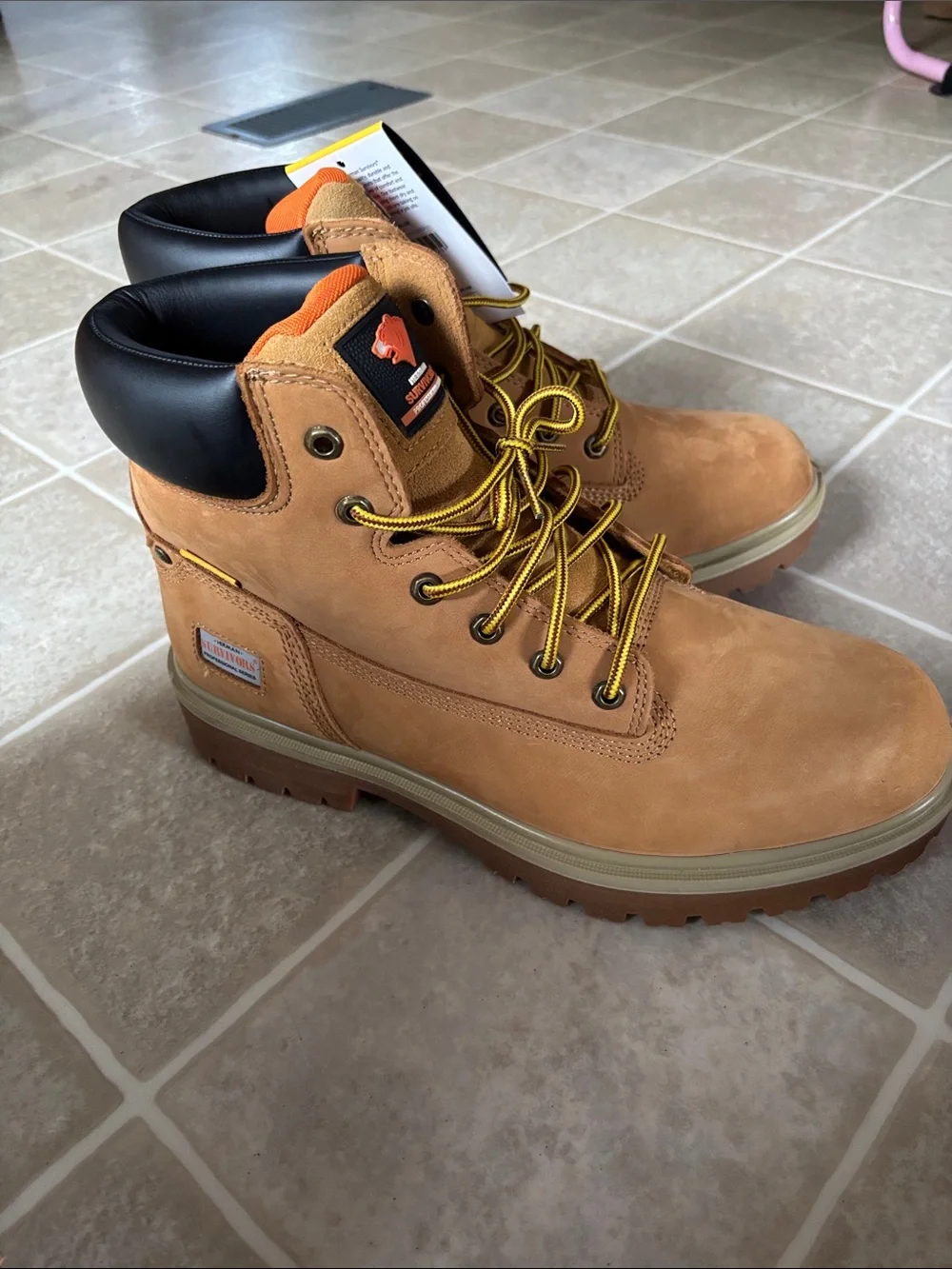Herman Survivors Men's Driller Steel Toe Work Boots, - New in Box
